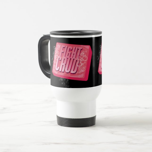 Mug De Voyage Battre Crud (Devant gauche)