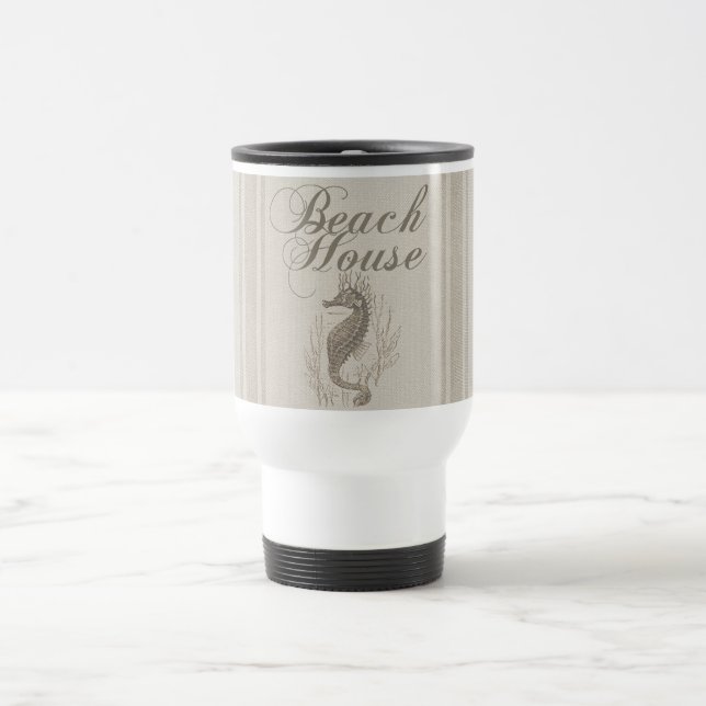 Mug De Voyage Beach House Seahorse Seashore (Centre)