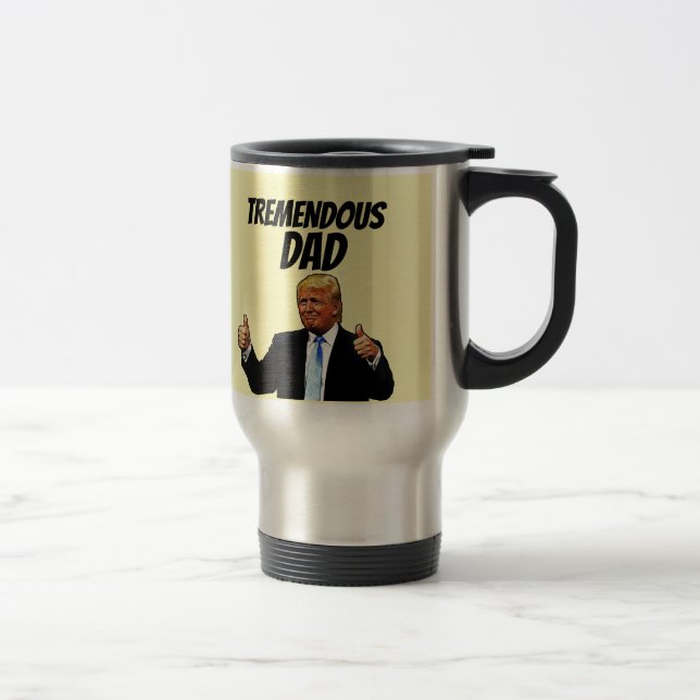 MUG DE VOYAGE BEAU CAFÉ DE VOYAGE PÂTE TRUMP (Droit)