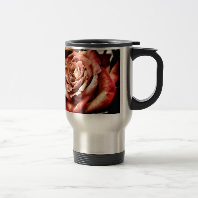 Mug De Voyage Beau Rose (Droit)