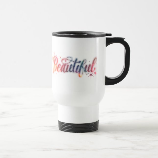 Mug De Voyage Beau Script (Droite)