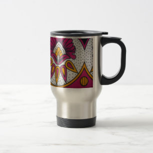 Mug De Voyage Beau tissu africain coloré Motif Art Imprimer