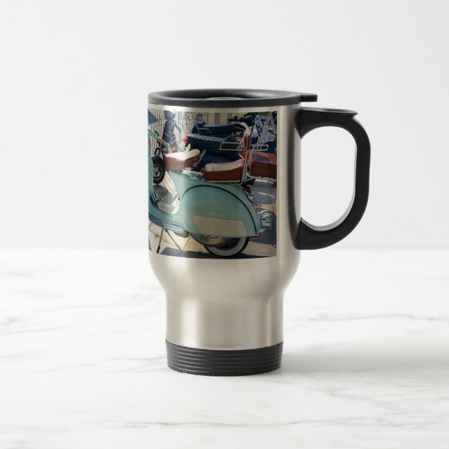Mug De Voyage Beau vieux scooter (Droit)