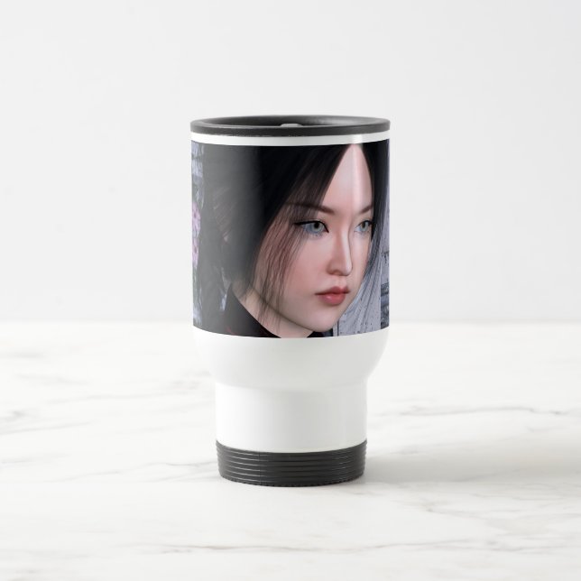 Mug De Voyage Beauté asiatique (Centre)