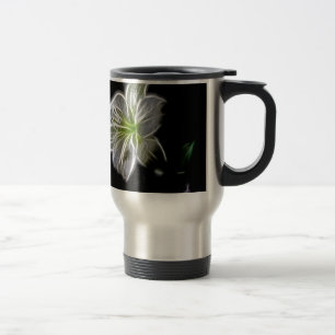 Mug De Voyage Beauté de la nature de la fleur de lys blanc