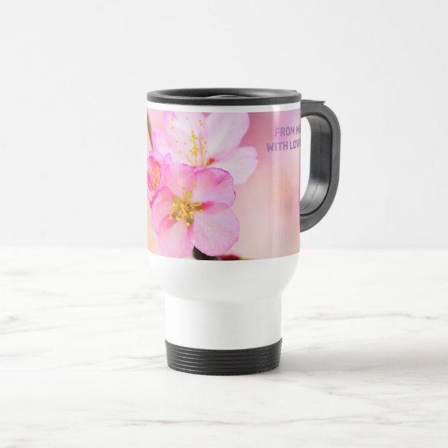 Mug De Voyage Beautiful Sakura Cherry (Devant droit)