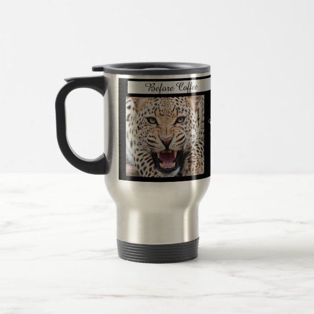 Mug De Voyage Beaux Animaux De Café (Gauche)