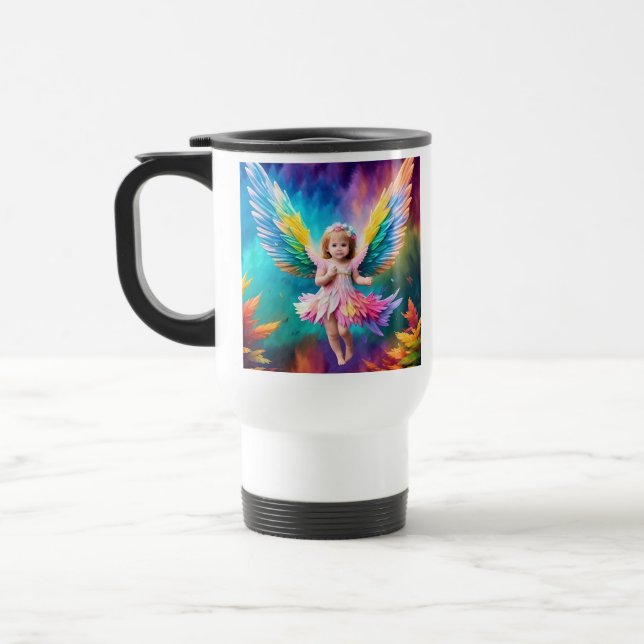 Mug De Voyage Bébé Bébé Ange ailes Art-38424 (Gauche)