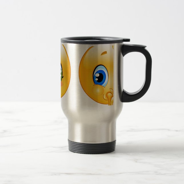 Mug De Voyage bébé émoticônes (Droit)