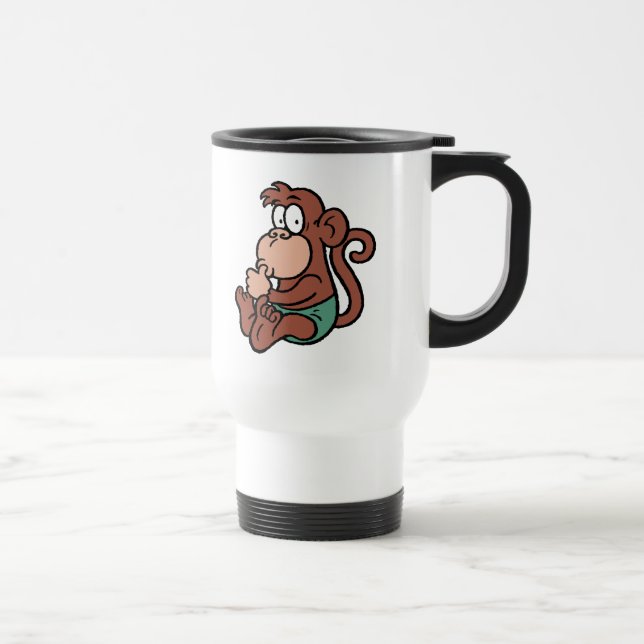Mug De Voyage Bébé singe (Droite)