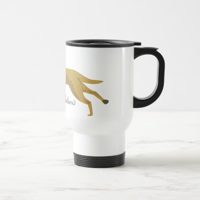 Mug De Voyage Belge Malinois (Droite)