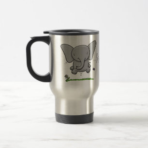 Mug De Voyage Belle adorable dessin d'éléphant bébé