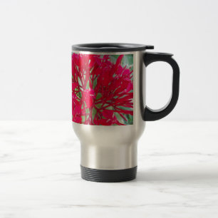Mug De Voyage Belle Fleurs rouges fantastiques Voyage Mug