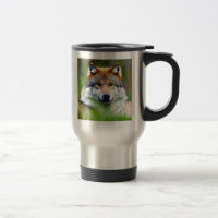 Belle tête de loup Peinture