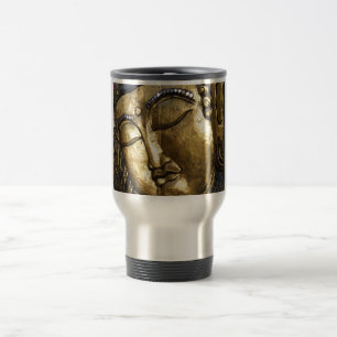 Mug De Voyage Bénédiction Bouddha Doré Amour Inspirationnel