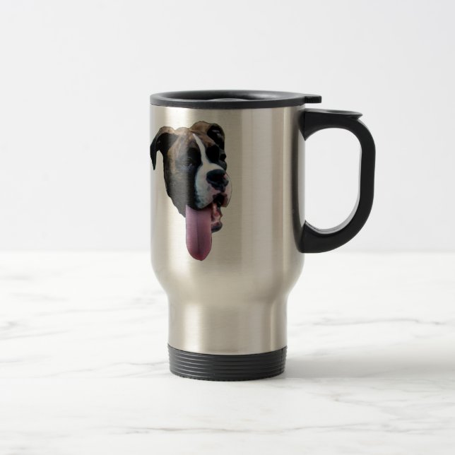 Mug De Voyage Benelli le chien de boxeur (Droit)