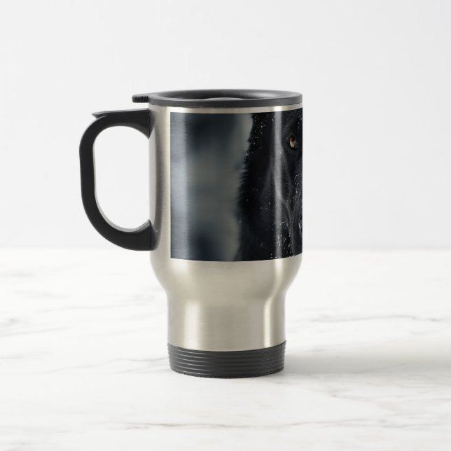 Mug De Voyage Berger allemand noir (Gauche)