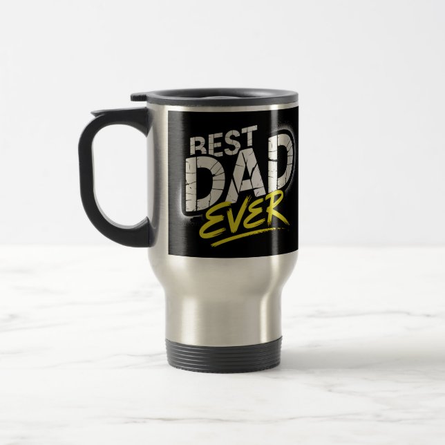Mug De Voyage Best Dad Ever Graffiti Art (Gauche)