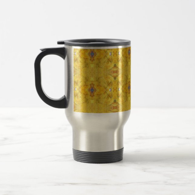 Mug De Voyage Bête Bleue Couchant Jaune (Gauche)