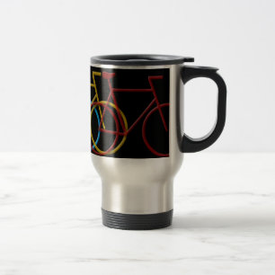Mug De Voyage Bicyclettes dans trois couleurs