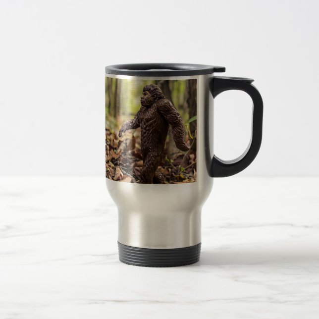 Mug De Voyage Bigfoot 15 Oz Acier Inoxydable Voyage Mug Sasquatc (Droit)