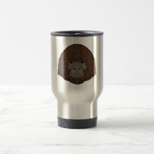 Mug De Voyage Bigfoot Portrait 2 (Comme l'Homme)
