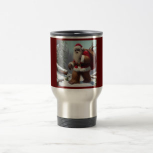Mug De Voyage Bigfoot Santa Claus