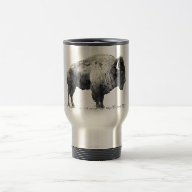 Mug De Voyage Bison américain (Centre)
