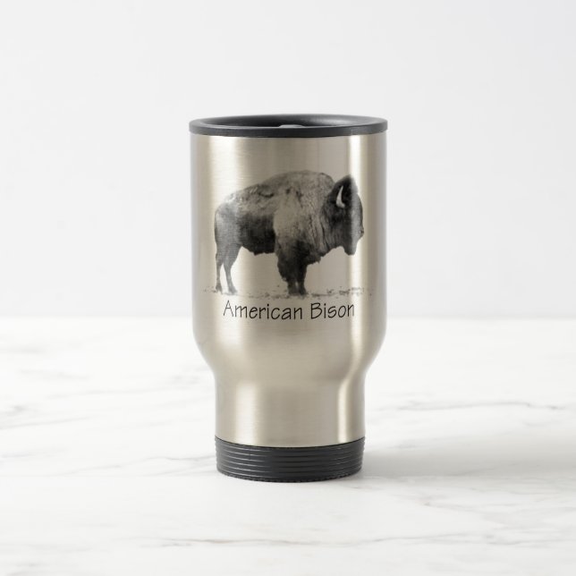 Mug De Voyage Bison américain (Centre)