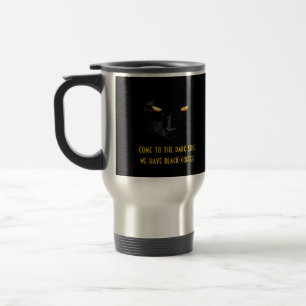 Mug De Voyage Black Cat drôle cool personnalisable