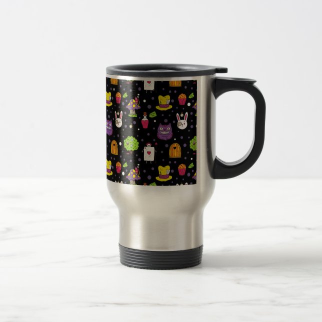 Mug De Voyage Black Wonderland (Droit)