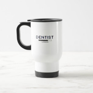 Mug De Voyage Blague de Pixel sur le Chargement chez le Dentiste