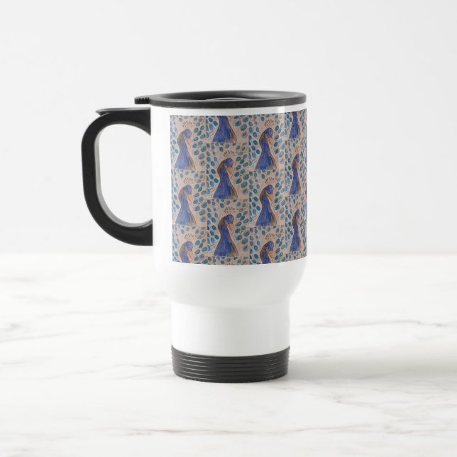 Mug De Voyage Bleu (Gauche)