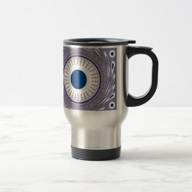 Mug De Voyage Bleu chic (Droit)