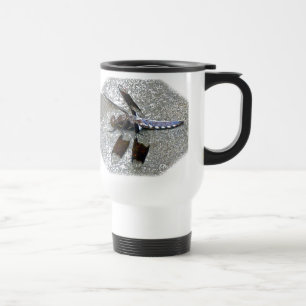 Mug De Voyage Bleu libellule Voyage Mug