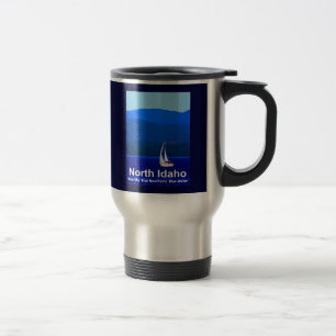 Mug De Voyage Bleu nord de l'Idaho