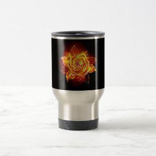 Mug De Voyage Blooming Fire Rose