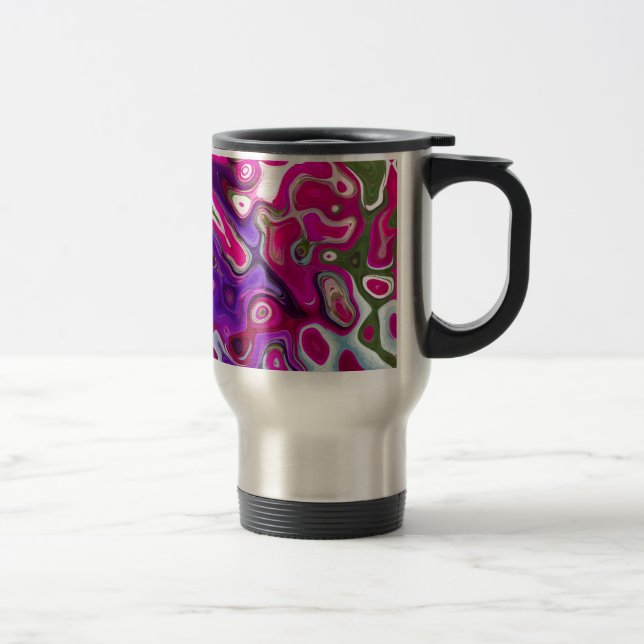 Mug De Voyage Blueberry Swirl Voyage/Mug Commutateur (Droit)