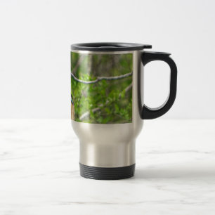 Mug De Voyage Bluebird sur un poteau de clôture