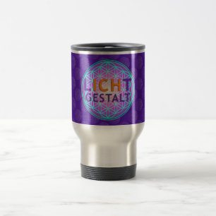 Mug De Voyage Blume Des Lebens Lichtgestalt motif violet