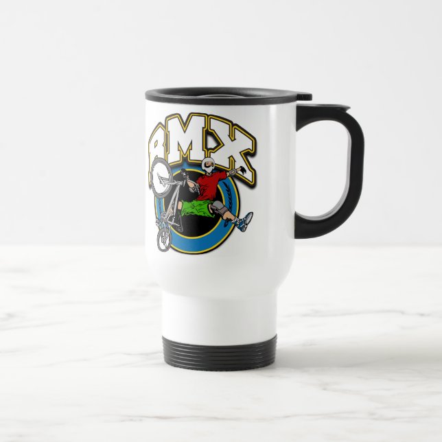 Mug De Voyage BMX un remis le tour (Droite)