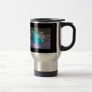 Mug De Voyage Boeuf d'art d'oiseau ironique poulet