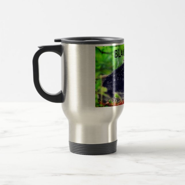 Mug De Voyage Boeuf de cerf noir doux (Gauche)