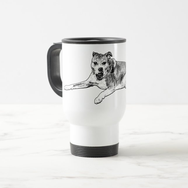 Mug De Voyage Boire Facile, Joie Paisible (Devant gauche)
