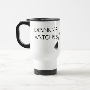 Mug De Voyage Boisson personnalisée BUVEZ LES SORCIÈRES Balai Ca