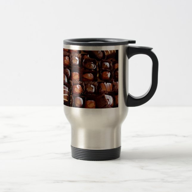 Mug De Voyage Boîte de chocolats, bonbons au chocolat à (Droit)