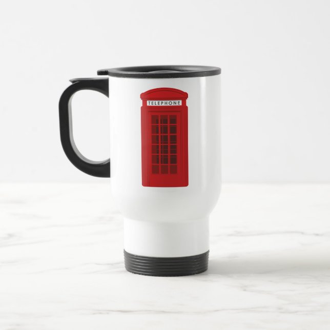 Mug De Voyage Boîte Téléphonique (Gauche)