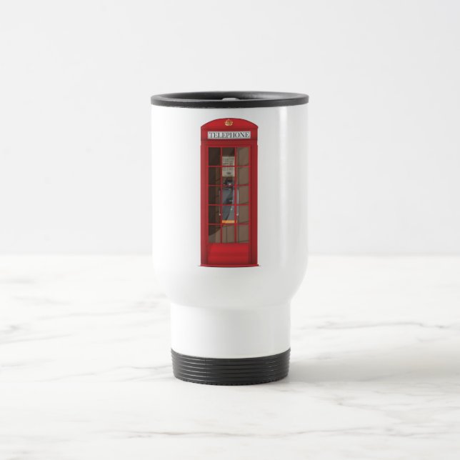 Mug De Voyage Boîte Téléphonique Rouge (Centre)