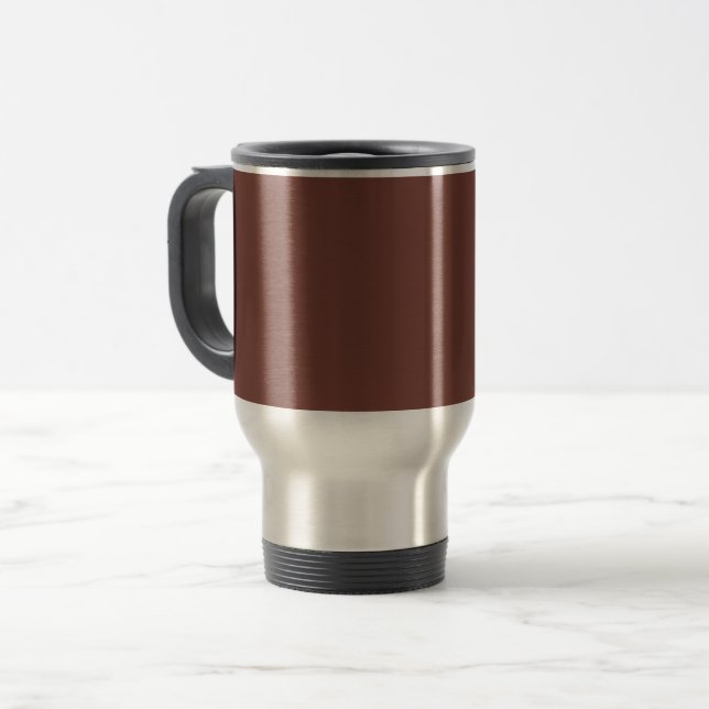 Mug De Voyage Bole (couleur solide) (Devant gauche)