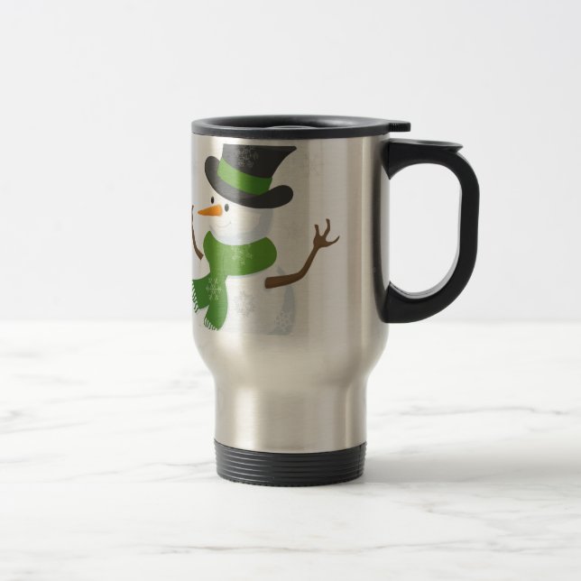 Mug De Voyage Bonhomme de neige de tempête de neige de Milou (Droit)